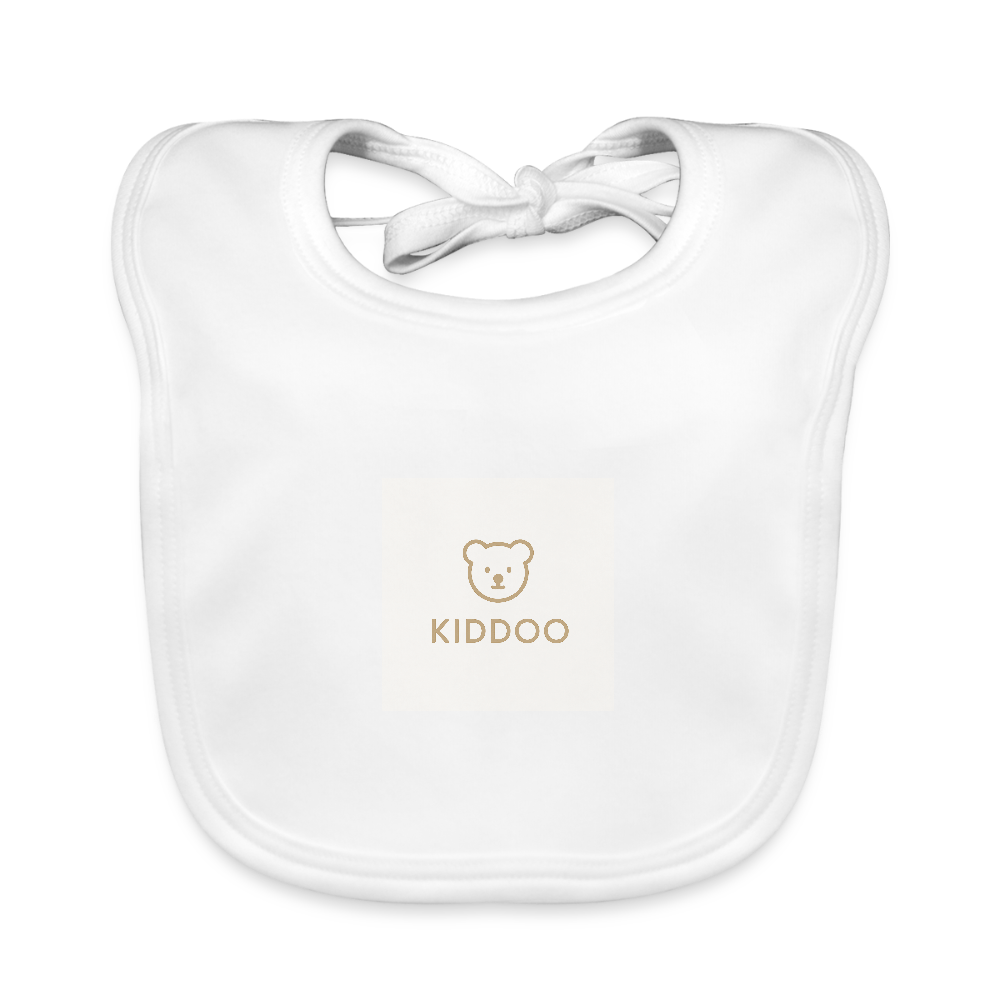 Bavoir bio Bébé - KIDOO - blanc