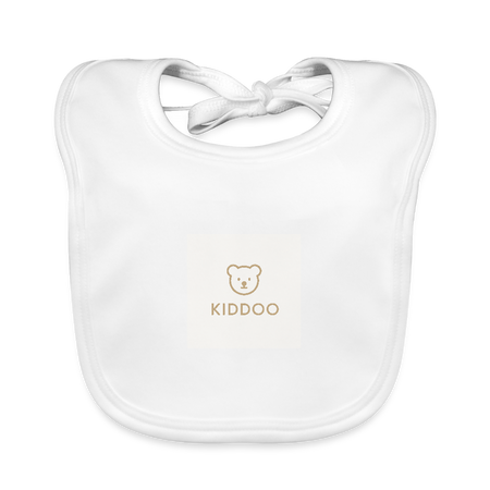 Bavoir bio Bébé - KIDOO - blanc